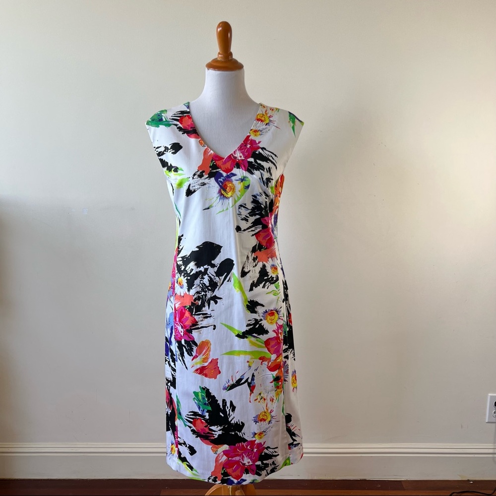 Catherine Catherine Malandrino Print Sheath Dress